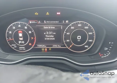 2017 Audi A4 2.0T Premium from USA, damaged, VIN WAUENAF43HN040642